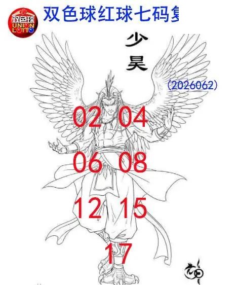 双色球2026年图迷062期 少昊七码复式图