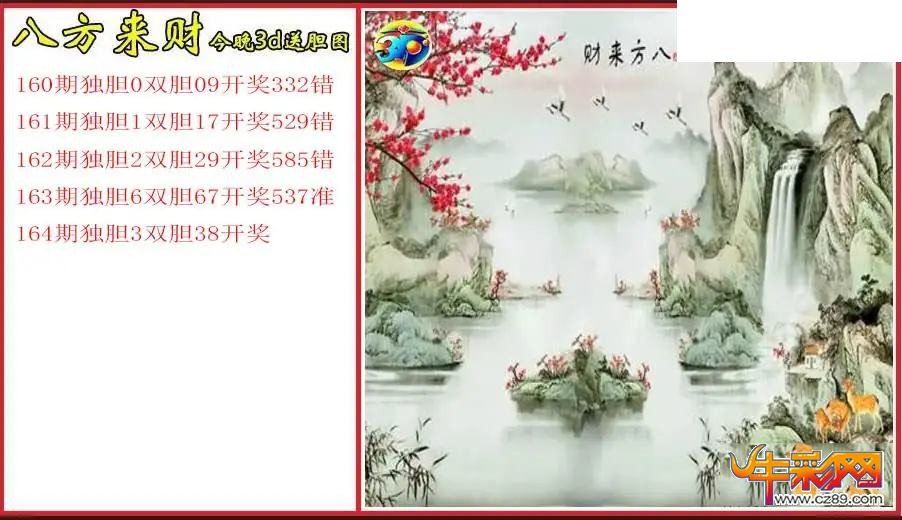 2026164期福彩3D图谜汇总