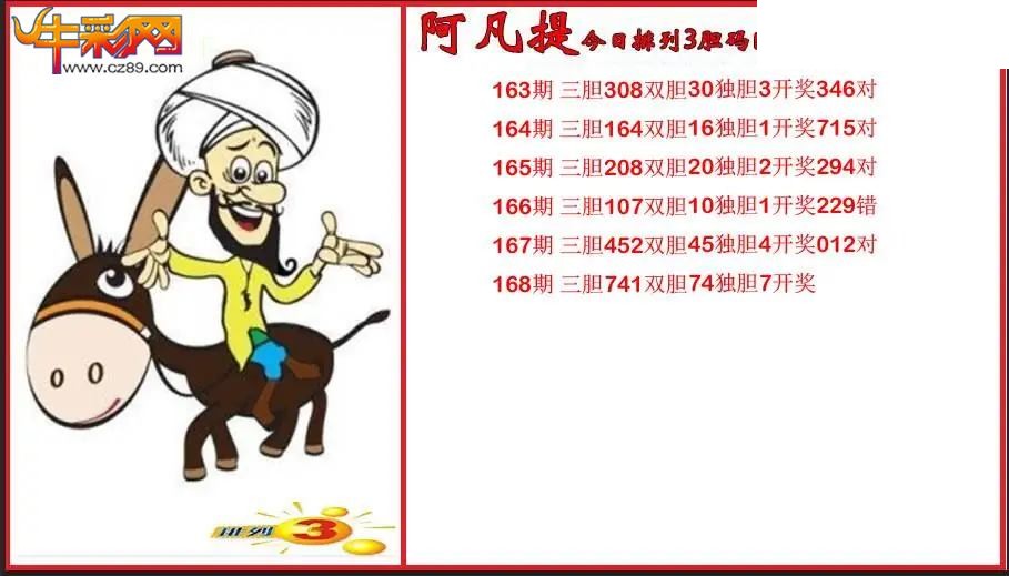 2026168期体彩P3图谜汇总
