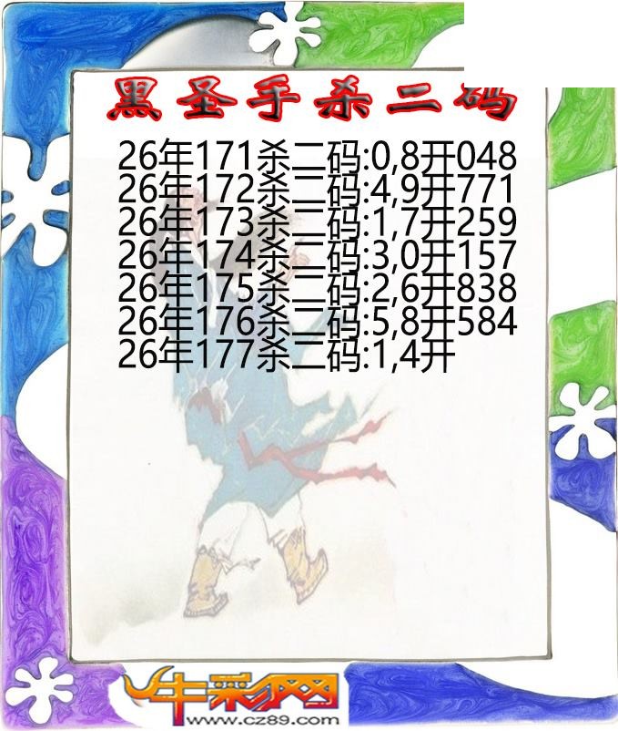 黑圣手杀二码177期体彩P3图谜
