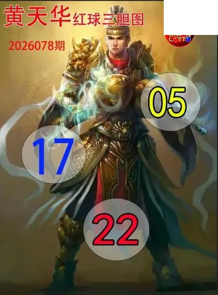 双色球2026年图迷078期 红球三胆图