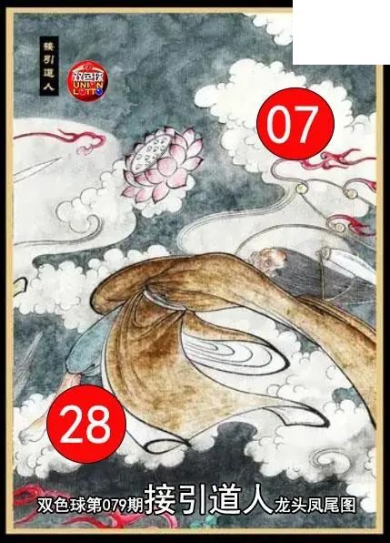 双色球2026年图迷079期 接引道人龙头凤尾图